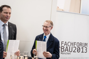 Zertifikatsübergabe auf der BAU 2013 in München