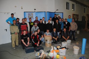 Dämm- und Dichtworkhop an der BSZ Löbau im April 2012: Ökologische Aufklärung vor Abschluss der Ausbildung