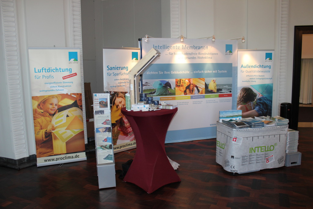 pro clima Stand auf der BUILDAIR