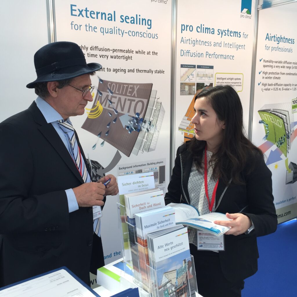 Lothar Moll, Gründer und Geschäftsführer von MOLL pro clima, besuchte die Internationale Passivhaustagung in Leipztig.