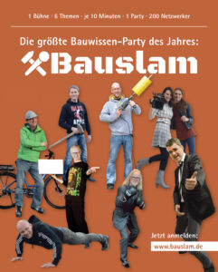 Die Bauslammer 2016: Dieses Jahr geht es um Baurecht, Blower-Door-Messungen, Kommunikation auf dem Bau und Raumakustik.