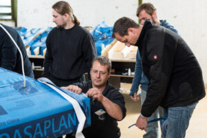 Pro Clima Dachsanierungsseminar mit Stefan Hückstädt und Thomas Gärtner. Schwetzingen am 28. April 2015.